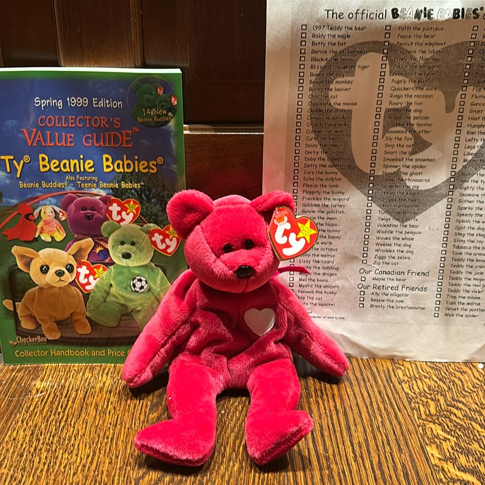 Vintage Beanie Baby Valentina 1998